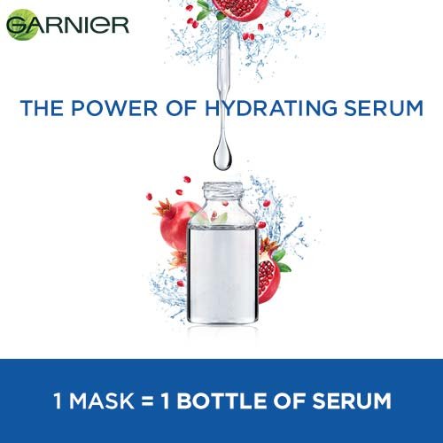 Garnier Pomegranate Face Mask with the power of Hydrating Serum